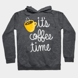 It&#39;s Coffee Time Mug Illustration Hoodie